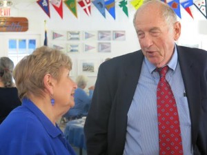 Pentwater Village President Juanita Pierman and Roseman.