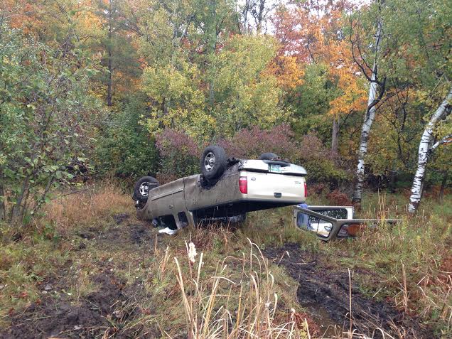 82-year-old man injured in Pentwater rollover.