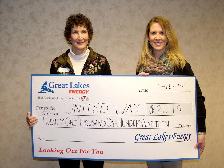 Oceana agencies receive Great Lakes Energy donations