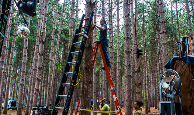 Vets invited to help build Electric Forest, get a free wristband
