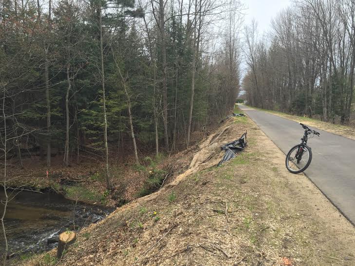 Bike trail work resumes May 9.