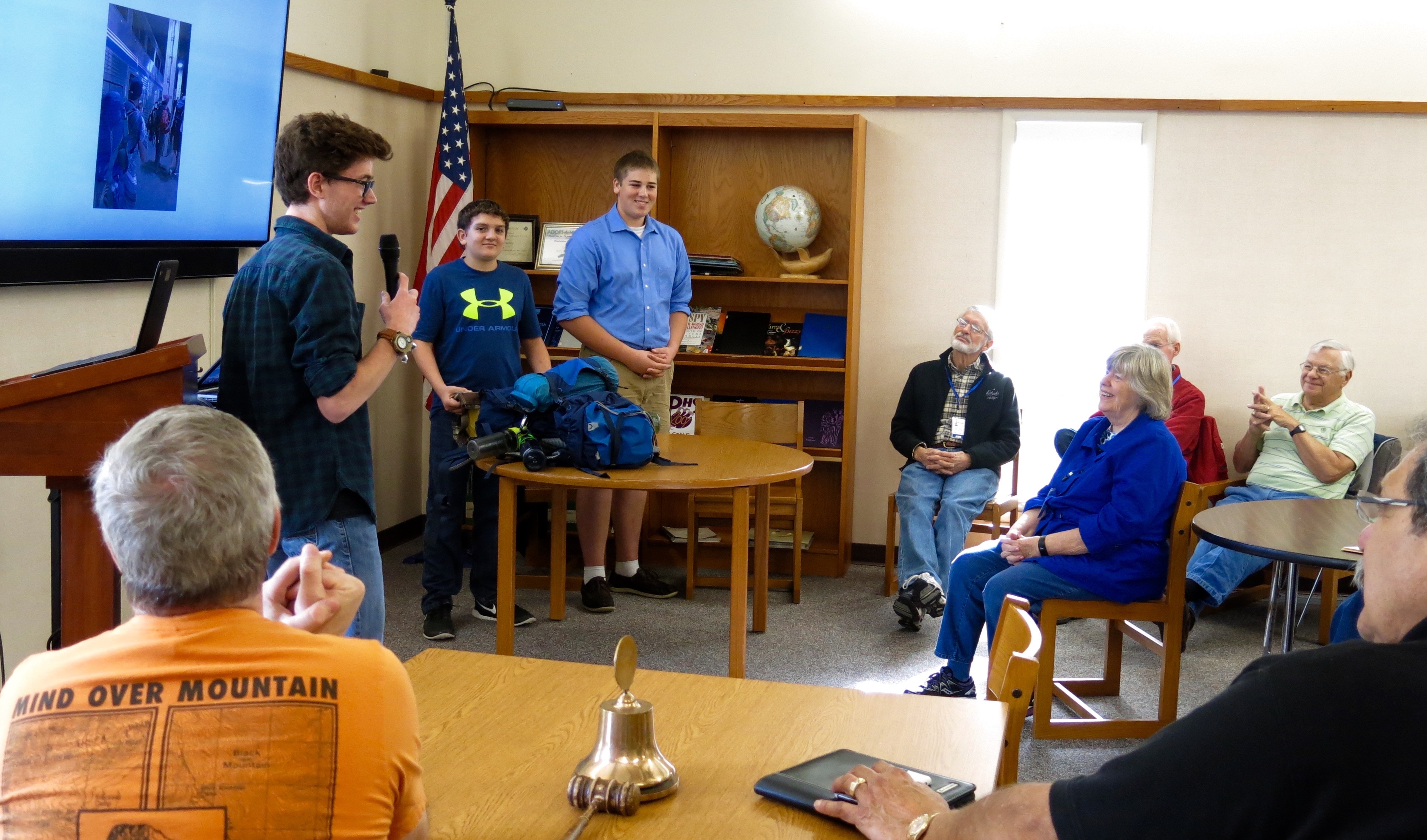 Boy scouts share story of 114-mile adventure.