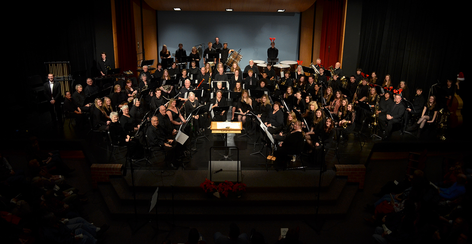 WSCC musical ensembles present holiday concerts. 