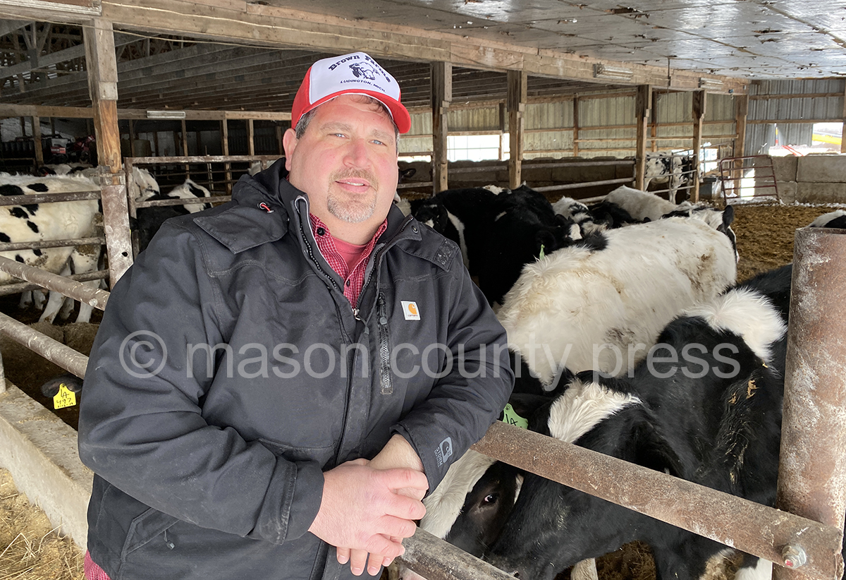Brad Brown, addicted to farming.